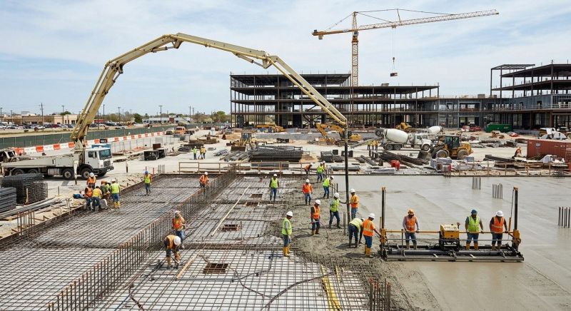 Commercial Slab Installation in Santa Rosa, CA