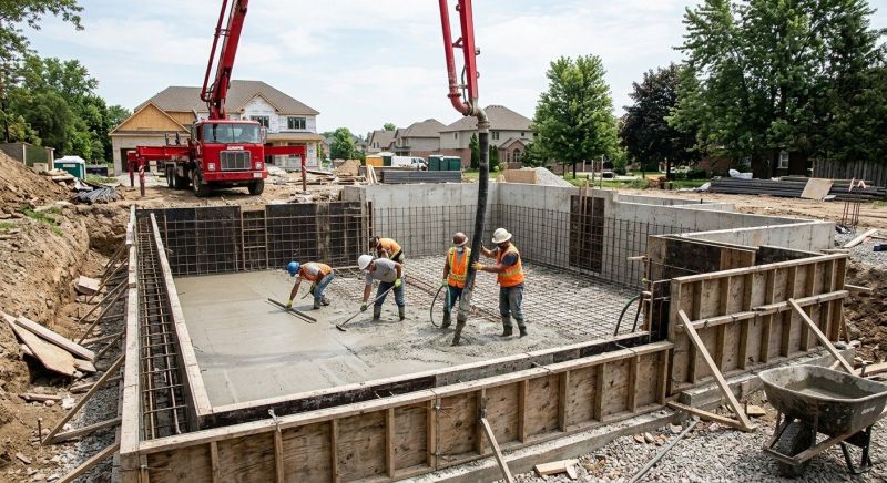 Basement Concrete Pouring in Fort Worth, TX
