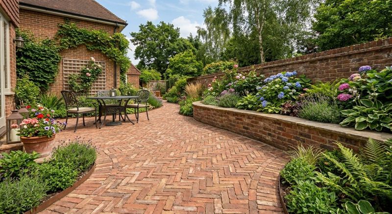 Brick Hardscape Construction in Greenwich, CT
