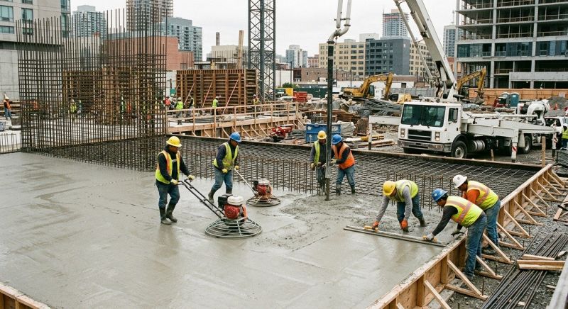 Commercial Slab Construction in Greenville, SC
