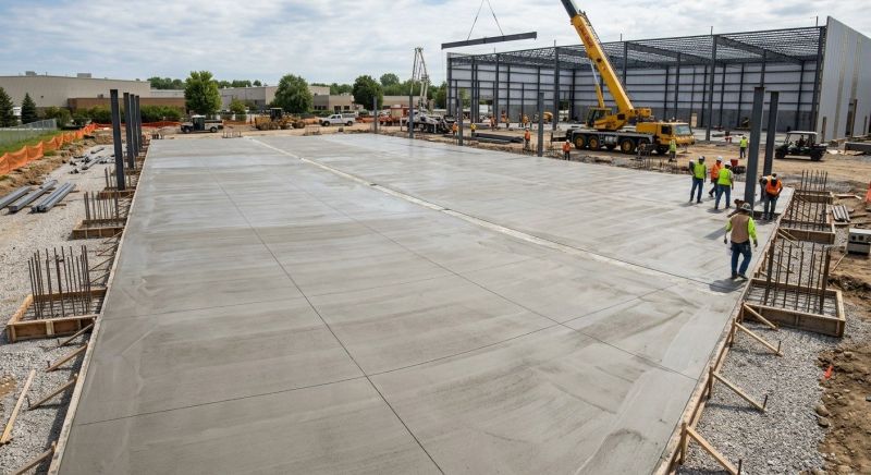 Commercial Slab Installation in Woodbridge, VA