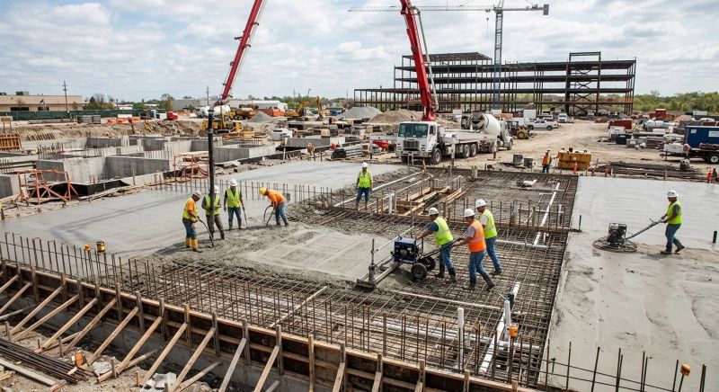 Commercial Slab Installation in Alexandria, VA