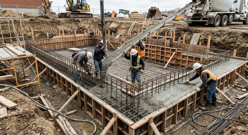 Concrete Foundation Pouring in Fort Wayne, IN