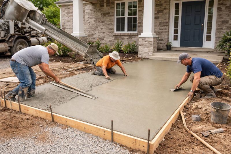 Concrete Porch Construction in Fort Collins, CO