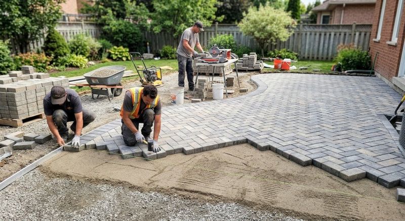 Porch Pavers Installation in Boston, MA