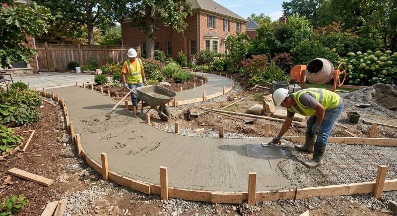 Walkway Pouring in Salt Lake City, UT